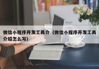 微信小程序开发工具介（微信小程序开发工具介绍怎么写）