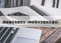 网站建设流程优化（网站建设流程优化建议）