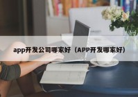 app开发公司哪家好（APP开发哪家好）