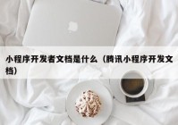 小程序开发者文档是什么（腾讯小程序开发文档）