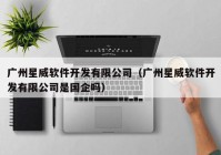 广州星威软件开发有限公司（广州星威软件开发有限公司是国企吗）