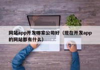 网站app开发哪家公司好（现在开发app的网站都有什么）