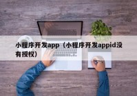 小程序开发app（小程序开发appid没有授权）